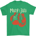 Muay Thai Boxing Gloves MMA Mens T-Shirt Cotton Gildan Irish Green