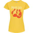 Muay Thai Boxing Gloves MMA Womens Petite Cut T-Shirt Yellow