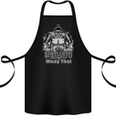 Muay Thai Boxing MMA Martial Arts Kick Cotton Apron 100% Organic Black