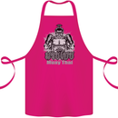 Muay Thai Boxing MMA Martial Arts Kick Cotton Apron 100% Organic Pink