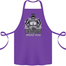 Muay Thai Boxing MMA Martial Arts Kick Cotton Apron 100% Organic Purple