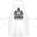 Muay Thai Boxing MMA Martial Arts Kick Cotton Apron 100% Organic White