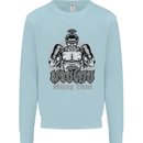 Muay Thai Boxing MMA Martial Arts Kick Kids Sweatshirt Jumper Light Blue