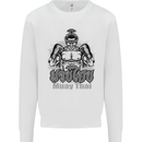 Muay Thai Boxing MMA Martial Arts Kick Kids Sweatshirt Jumper White