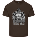 Muay Thai Boxing MMA Martial Arts Kick Kids T-Shirt Childrens Chocolate