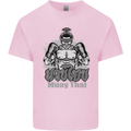 Muay Thai Boxing MMA Martial Arts Kick Kids T-Shirt Childrens Light Pink