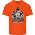 Muay Thai Boxing MMA Martial Arts Kick Kids T-Shirt Childrens Orange