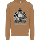 Muay Thai Boxing MMA Martial Arts Kick Mens Sweatshirt Jumper Caramel Latte