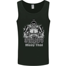 Muay Thai Boxing MMA Martial Arts Kick Mens Vest Tank Top Black