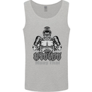 Muay Thai Boxing MMA Martial Arts Kick Mens Vest Tank Top Sports Grey