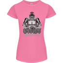 Muay Thai Boxing MMA Martial Arts Kick Womens Petite Cut T-Shirt Azalea