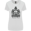Muay Thai Boxing MMA Martial Arts Kick Womens Wider Cut T-Shirt White