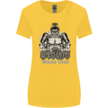 Muay Thai Boxing MMA Martial Arts Kick Womens Wider Cut T-Shirt Yellow