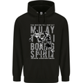 Muay Thai Boxing Spirit MMA Kick Boxing Mens Hoodie Black