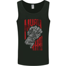 Muay Thai Fighter Fist MMA Martial Arts Mens Vest Tank Top Black