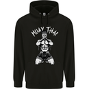 Muay Thai Fighter Mixed Martial Arts MMA Childrens Kids Hoodie Black