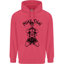Muay Thai Fighter Mixed Martial Arts MMA Childrens Kids Hoodie Heliconia