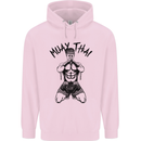 Muay Thai Fighter Mixed Martial Arts MMA Childrens Kids Hoodie Light Pink