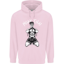 Muay Thai Fighter Mixed Martial Arts MMA Childrens Kids Hoodie Light Pink