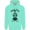 Muay Thai Fighter Mixed Martial Arts MMA Childrens Kids Hoodie Peppermint