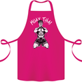 Muay Thai Fighter Mixed Martial Arts MMA Cotton Apron 100% Organic Pink