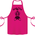 Muay Thai Fighter Mixed Martial Arts MMA Cotton Apron 100% Organic Pink