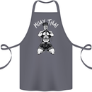 Muay Thai Fighter Mixed Martial Arts MMA Cotton Apron 100% Organic Steel