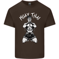 Muay Thai Fighter Mixed Martial Arts MMA Kids T-Shirt Childrens Chocolate