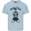 Muay Thai Fighter Mixed Martial Arts MMA Kids T-Shirt Childrens Light Blue