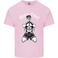 Muay Thai Fighter Mixed Martial Arts MMA Kids T-Shirt Childrens Light Pink