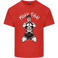 Muay Thai Fighter Mixed Martial Arts MMA Kids T-Shirt Childrens Red
