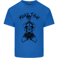 Muay Thai Fighter Mixed Martial Arts MMA Kids T-Shirt Childrens Royal Blue