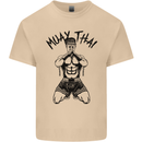 Muay Thai Fighter Mixed Martial Arts MMA Mens Cotton T-Shirt Tee Top Sand