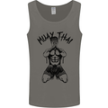 Muay Thai Fighter Mixed Martial Arts MMA Mens Vest Tank Top Charcoal