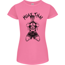 Muay Thai Fighter Mixed Martial Arts MMA Womens Petite Cut T-Shirt Azalea