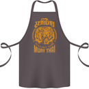 Muay Thai Fighter Warrior MMA Martial Arts Cotton Apron 100% Organic Dark Grey