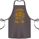 Muay Thai Fighter Warrior MMA Martial Arts Cotton Apron 100% Organic Dark Grey