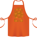Muay Thai Fighter Warrior MMA Martial Arts Cotton Apron 100% Organic Orange
