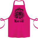 Muay Thai Fighter Warrior MMA Martial Arts Cotton Apron 100% Organic Pink