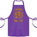 Muay Thai Fighter Warrior MMA Martial Arts Cotton Apron 100% Organic Purple