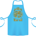 Muay Thai Fighter Warrior MMA Martial Arts Cotton Apron 100% Organic Turquoise