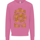 Muay Thai Fighter Warrior MMA Martial Arts Mens Sweatshirt Jumper Azalea