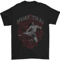 Muay Thai Fighter Warrior MMA Martial Arts Mens T-Shirt Cotton Gildan Black