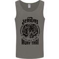 Muay Thai Fighter Warrior MMA Martial Arts Mens Vest Tank Top Charcoal