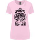 Muay Thai Fighter Warrior MMA Martial Arts Womens Wider Cut T-Shirt Light Pink