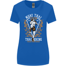 Muay Thai Fighter Warrior MMA Martial Arts Womens Wider Cut T-Shirt Royal Blue