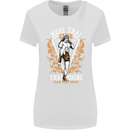 Muay Thai Fighter Warrior MMA Martial Arts Womens Wider Cut T-Shirt White
