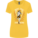 Muay Thai Fighter Warrior MMA Martial Arts Womens Wider Cut T-Shirt Yellow