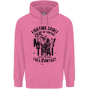 Muay Thai Full Contact Martial Arts MMA Childrens Kids Hoodie Azalea