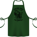 Muay Thai Full Contact Martial Arts MMA Cotton Apron 100% Organic Forest Green